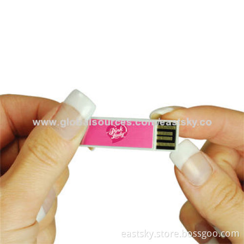 Mini USB Flash Drive with Full USB 2.0 Compatible, Supports Plug-and-play FunctionsNew